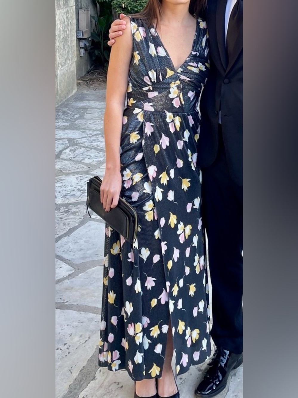 Self-Portrait Plisse Floral Dress